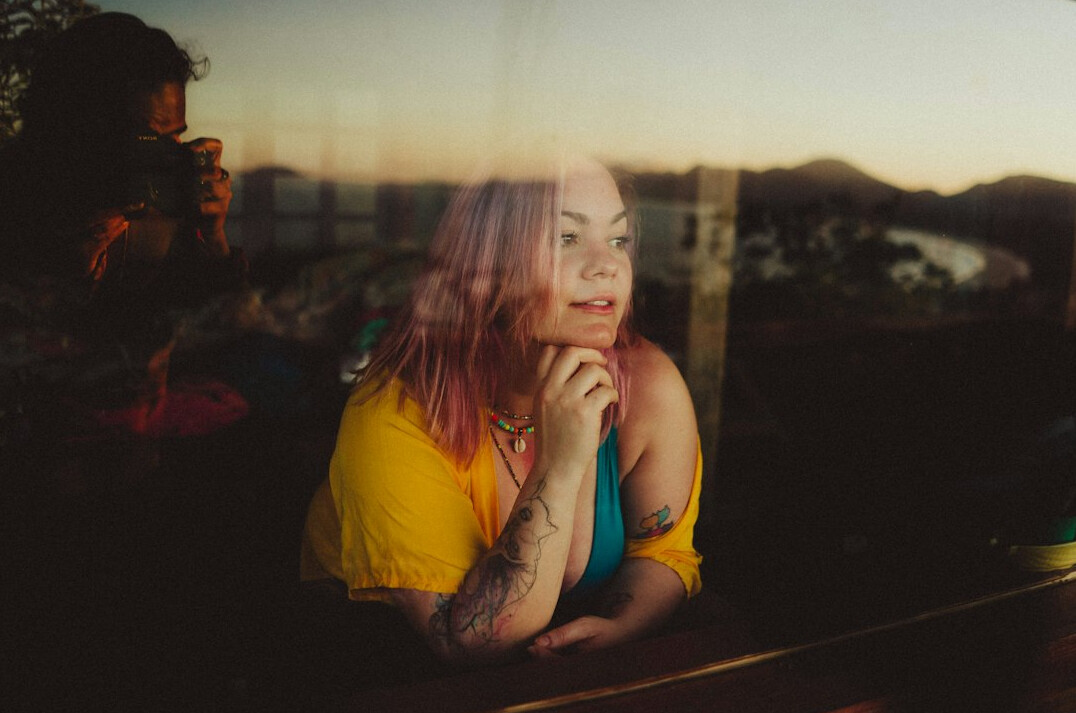 Portrait of a woman editor