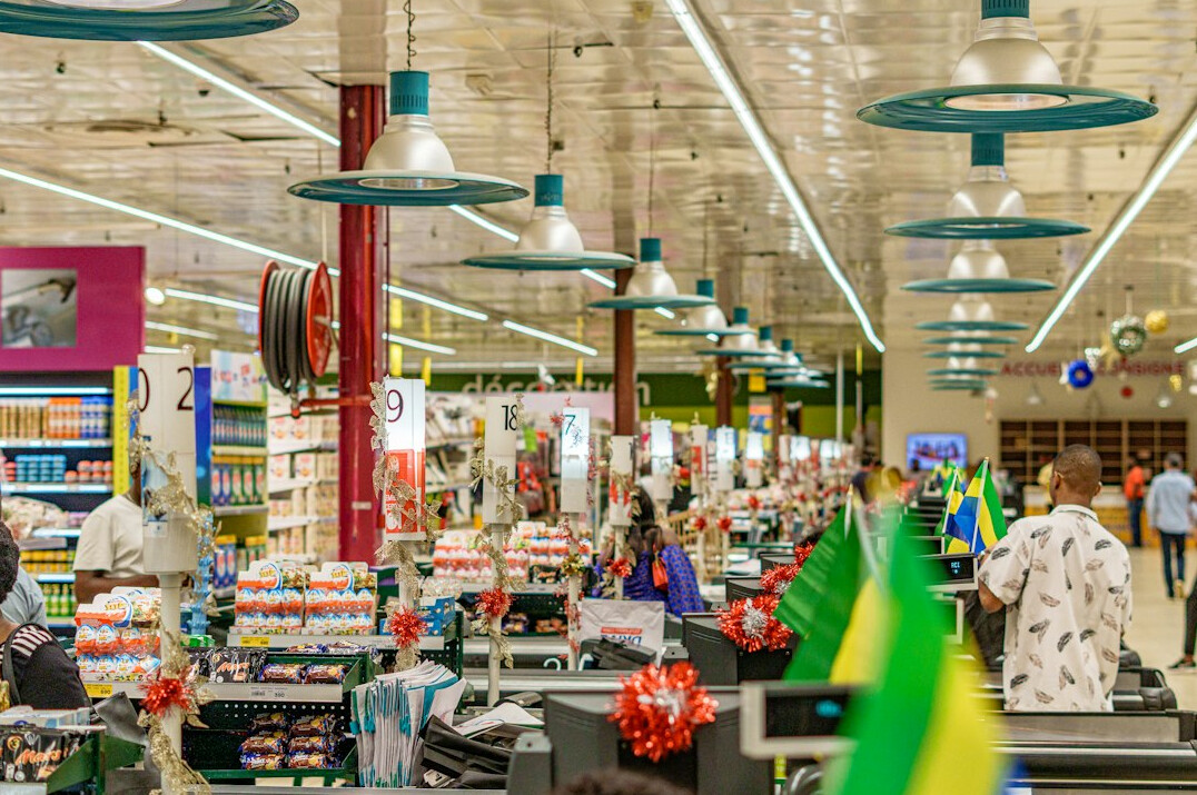 supermarket checkout line