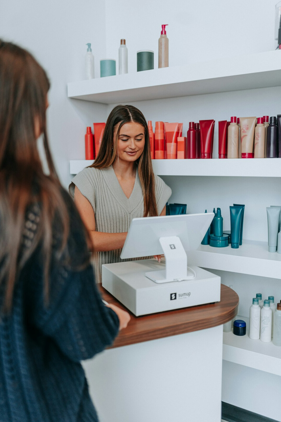 retail store checkout area