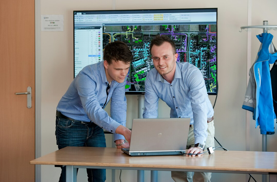 security team reviewing footage