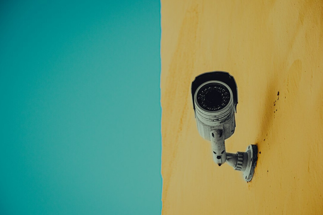 security camera monitoring store